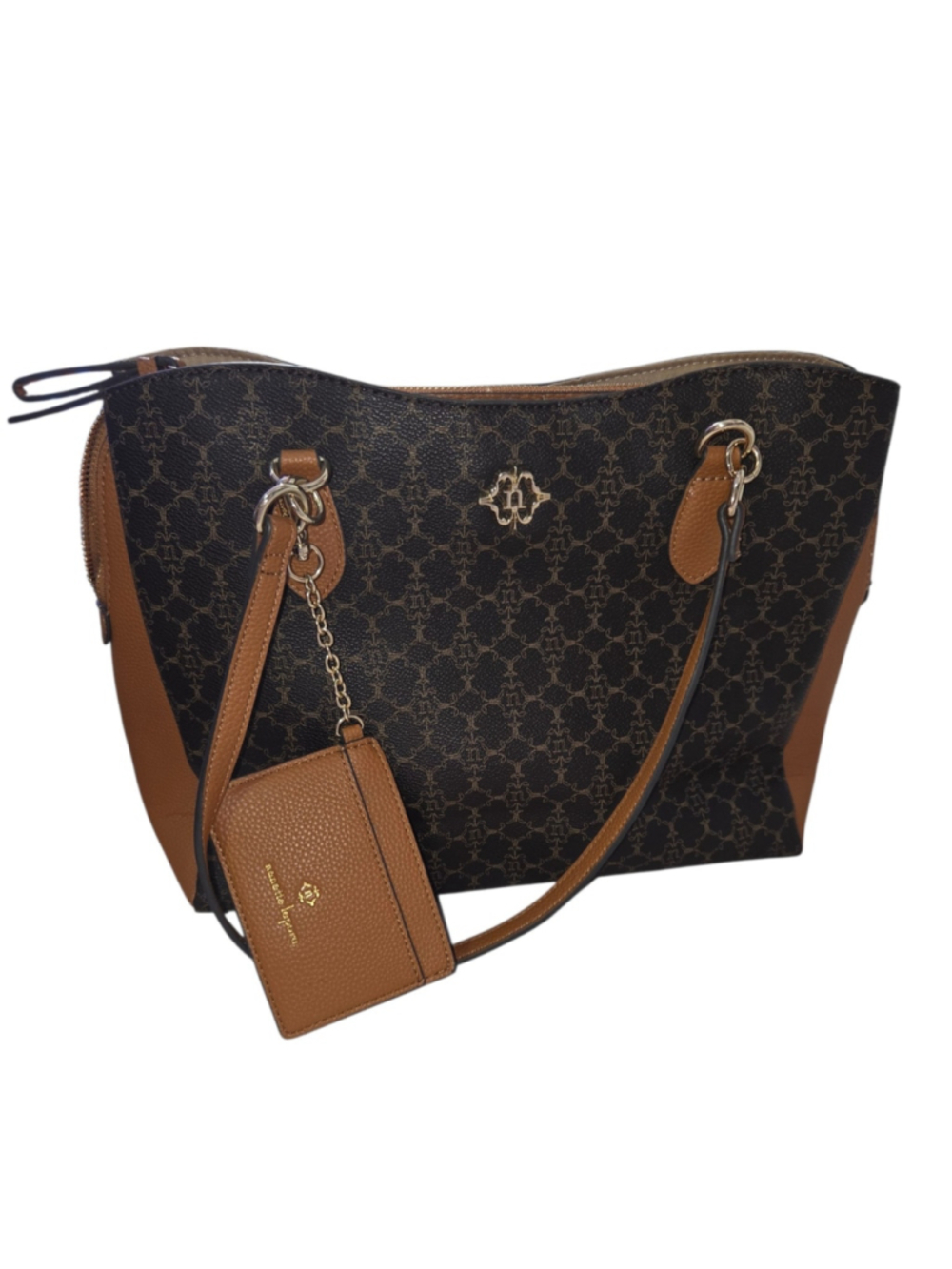Women's Nanette Lepore Tote Bag One Size Brown and Black